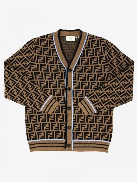 fendi brown cardigan